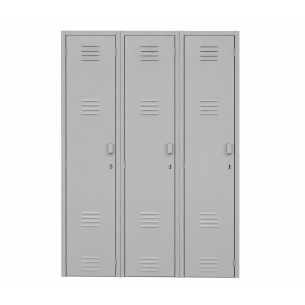 Locker Metálico de 3 Puertas INDUSTRIAL
