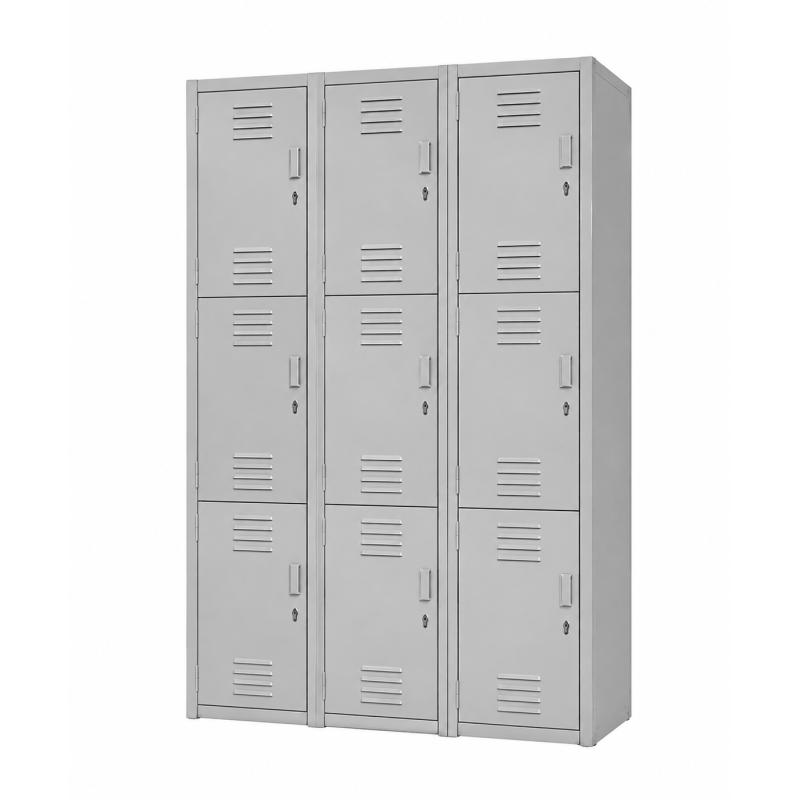Locker Metálico de 9 Puertas INDUSTRIAL - Inicio - Muebles de oficina de alta calidad al mejor precio 