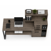 Escritorio Ejecutivo NOVA con Librero y Archivero