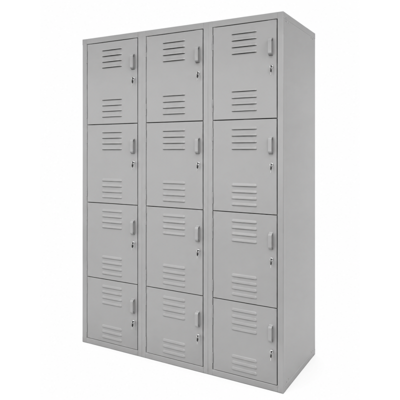 Locker Metalico 12 Puertas - Inicio - Muebles de oficina de alta calidad al mejor precio 