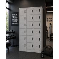 Locker Metálico para celulares 24 Puertas