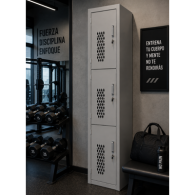 Locker métalico 3 puertas
