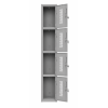 Locker Métalico 4 Puertas