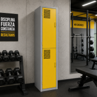 Locker Color Amarillo - 2 puertas