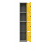 Locker Color Amarillo - 4 puertas