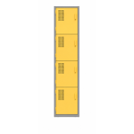Locker Color Amarillo - 4 puertas