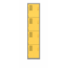 Locker Color Amarillo - 4 puertas
