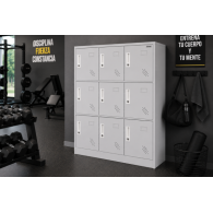 Locker Metálico 9 Puertas COMPACT