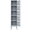 Locker Metálico 5 Puertas VERTICAL
