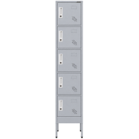 Locker Metálico 5 Puertas VERTICAL