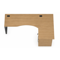Escritorio Ejecutivo para oficina mueble BLACK EDGE