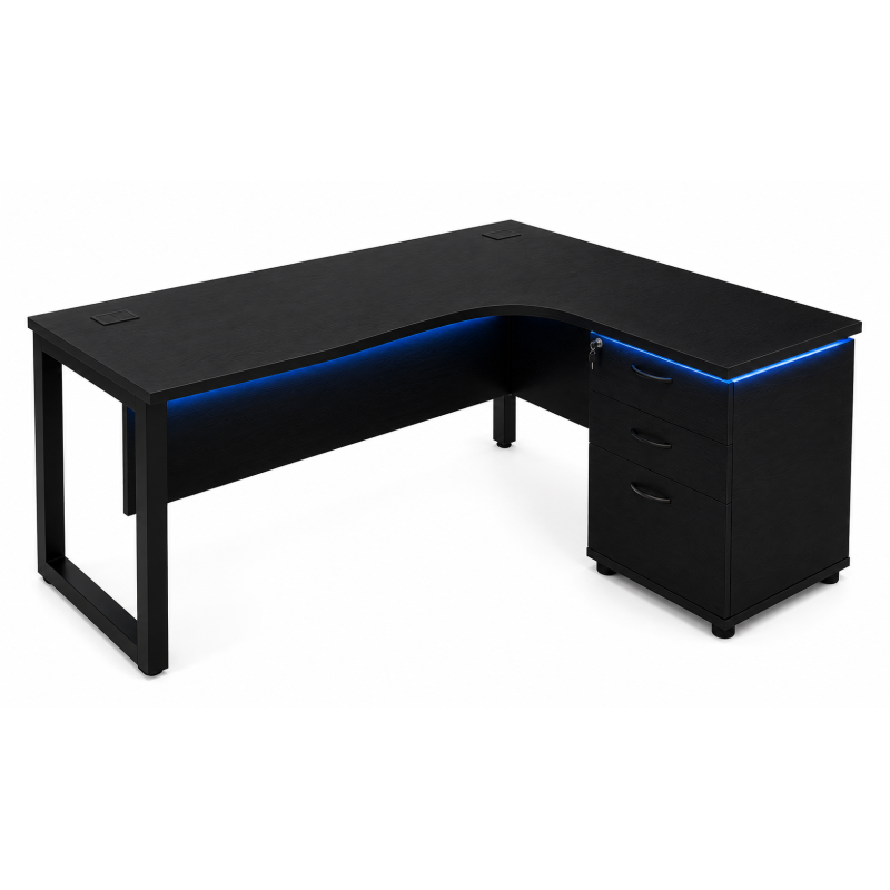 Escritorio Ejecutivo para oficina mueble BLACK EDGE - Inicio - Muebles de oficina de alta calidad al mejor precio 