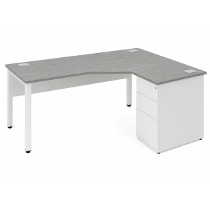 Escritorio Ejecutivo Commerce II con Pedestal Alto