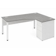 Escritorio Ejecutivo Commerce II con Pedestal Alto