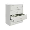 Archivero para oficina mueble Lateral Contra Incendios Blanco de 3 Cajones