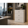 Archivero para oficina mueble Lateral Contra Incendios Blanco de 3 Cajones