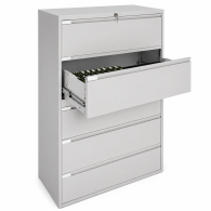 Archivero de oficina Lateral Contra Incendios con Sistema de Seguridad – 4 Cajones