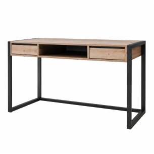 Hermoso escritorio de computadora de diseñador para hogar/oficina de madera
