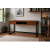 Hermoso escritorio de computadora de diseñador para hogar/oficina de madera