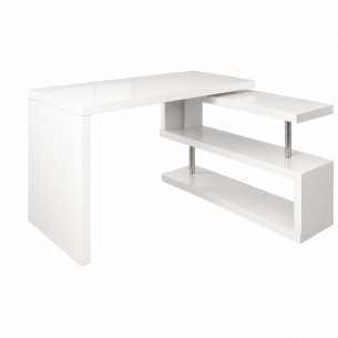 Muebles de Oficina y Mobiliario Moderno | Escritorio Asher Blanco