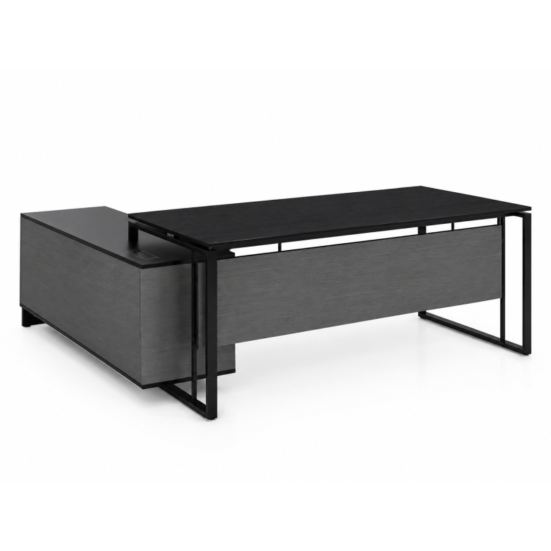 Escritorio muebles de oficina BLACK ELLEGANCE - Escritorios directivos - Muebles de oficina de alta calidad al mejor precio 