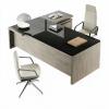 Escritorio Ejecutivo de Lujo con Cristal Templado | Muebles de Oficina