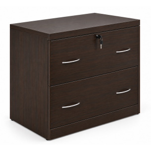 Archivero de Melamina para Oficina NOGAL DUO 2 Gavetas