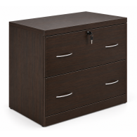 Archivero de Melamina para Oficina NOGAL DUO 2 Gavetas