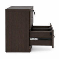 Archivero de Melamina para Oficina NOGAL DUO 2 Gavetas
