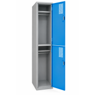 Locker Metálico Azul de 2 Puertas para Oficina