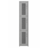 Locker Metálico Ventilado de 3 Puertas para Oficina