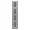 Locker Metálico Ventilado 4 Puertas para Oficina