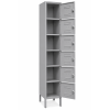 Locker Metálico 6 Puertas Individuales para Oficina