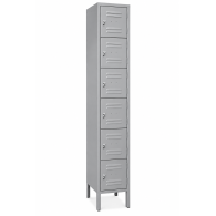 Locker Metálico 6 Puertas Individuales para Oficina
