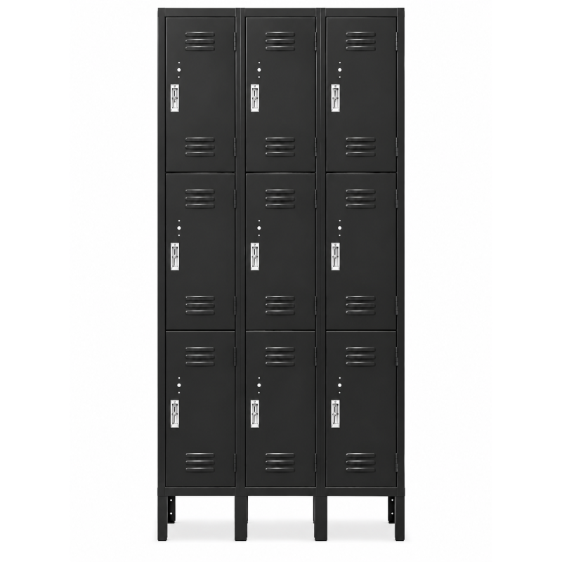 Locker Metálico 9 Puertas para Oficina y Empresas - Inicio - Muebles de oficina de alta calidad al mejor precio 