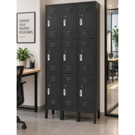 Locker Metálico 9 Puertas para Oficina y Empresas
