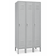Locker Metálico para Oficina 3 Puertas Individuales VERTEX