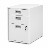 Archivero Metálico VERTEX 3 Gavetas | Mueble para Oficina con Llave