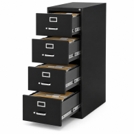 Archivero Metálico TITAN 4 Gavetas | Mueble para Oficina con Llave
