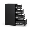 Archivero Metálico TITAN 4 Gavetas | Mueble para Oficina con Llave