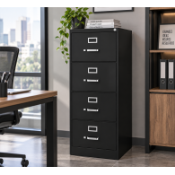 Archivero Metálico TITAN 4 Gavetas | Mueble para Oficina con Llave