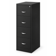 Archivero Metálico FORTIS 4 Gavetas | Mueble para Oficina con Llave