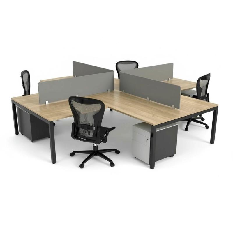 Estación de Trabajo QUATTRO | Estación de Trabajo para Oficina - Inicio - Muebles de oficina de alta calidad al mejor precio 