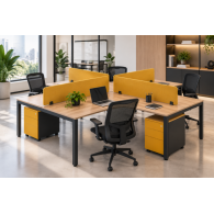 Estación de Trabajo QUATTRO | Estación de Trabajo para Oficina