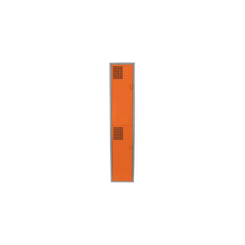 Locker Color Naranja - 2 Puertas - Inicio - Muebles de oficina de alta calidad al mejor precio 