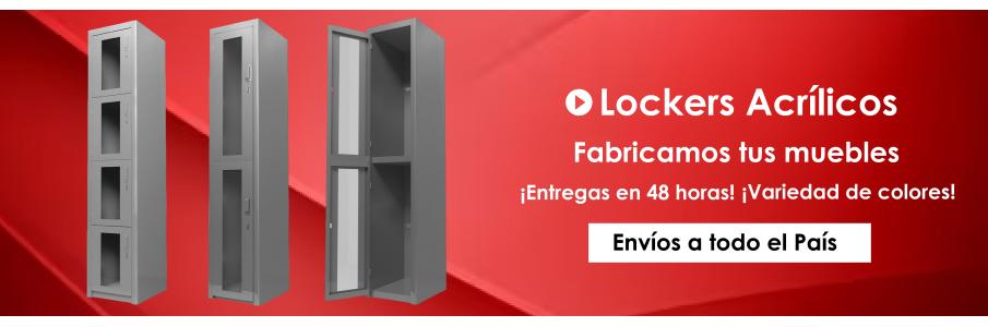 Lockers con acrilico